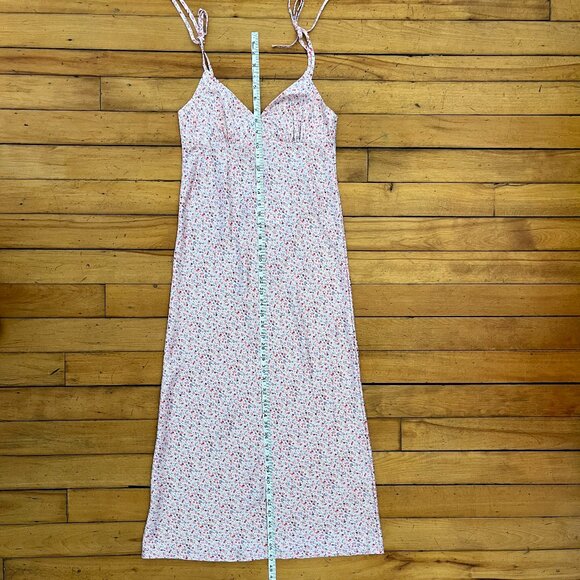 NWT Princess Polly Pink Floral The Veronica Midi Slip Dress, Size 2 - Picture 6 of 10